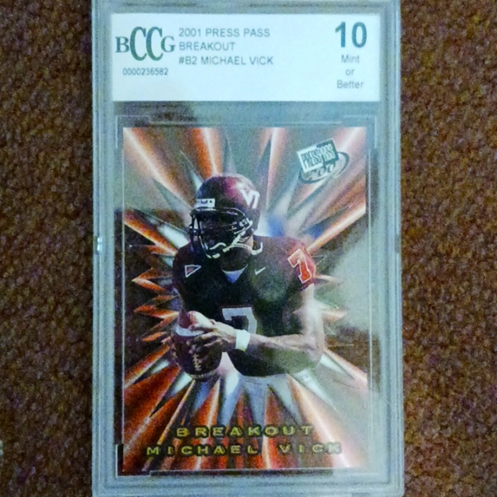 Michael Vick RC  Graded 10